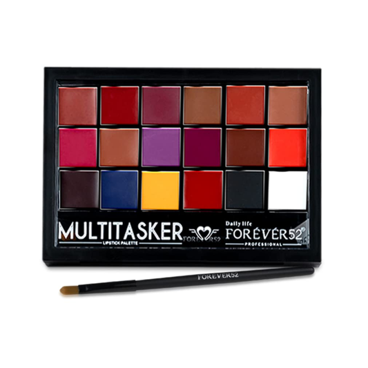 Forever52 Daily Life Pro Artist Multitasker Lipstick Combo Palette 18Multipurpose Lip Colors For Lip Hydrating Smudgeproof Long Lasting, Multicolor...