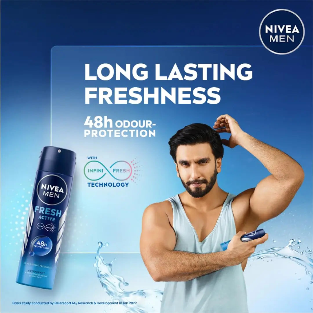 Nivea Fresh Active Deodorant For Men - 150ml