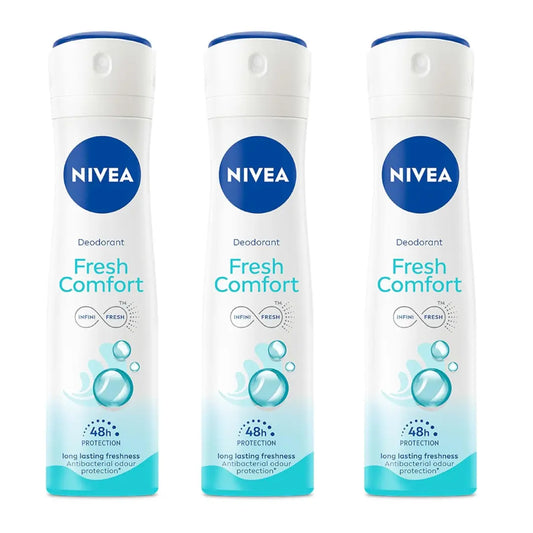 NIVEA Fresh Comfort Deodorant For Women - 150ml (Pack of 3)