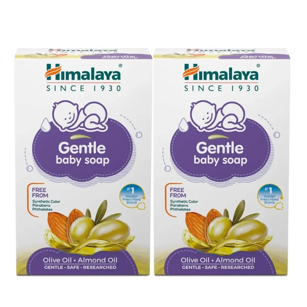 Himalaya Herbals Moisturizing Baby Soap (75g) (Pack of 2)