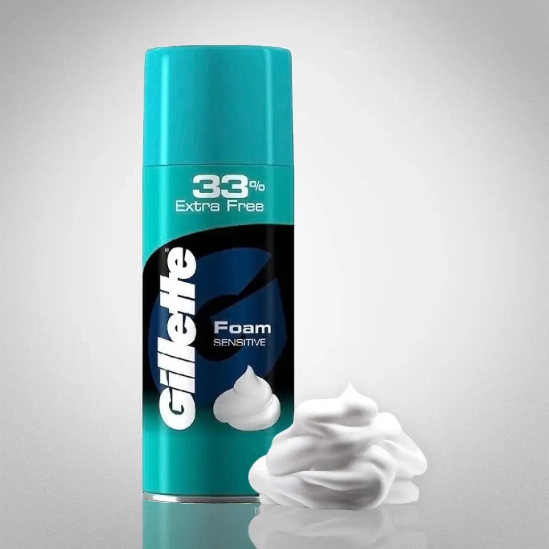 Gillette Classic Sensitive Skin Pre Shave Foam (418g)