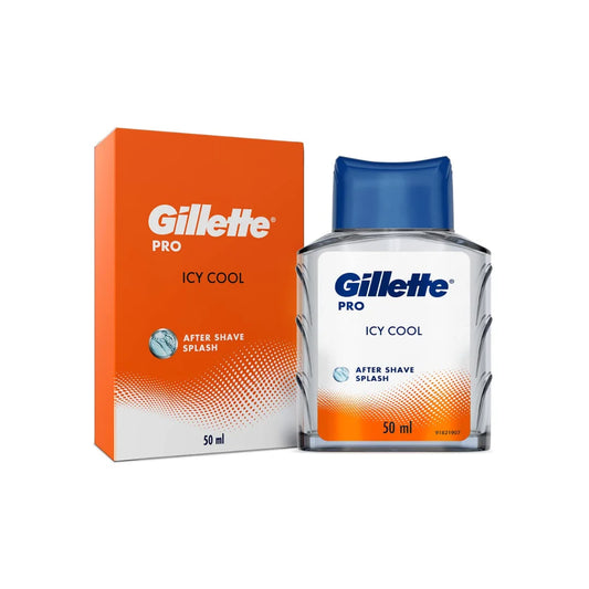 Gillette Men Pro Fresh After Shave Splash Icy Cool Liquid 50Ml, White