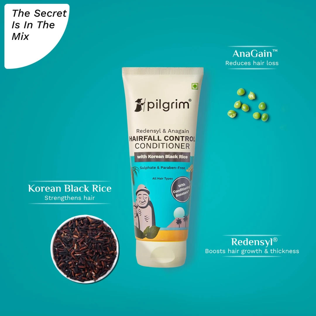 Pilgrim Anti Hairfall Conditioner with Redensyl & Anagain (200ml)