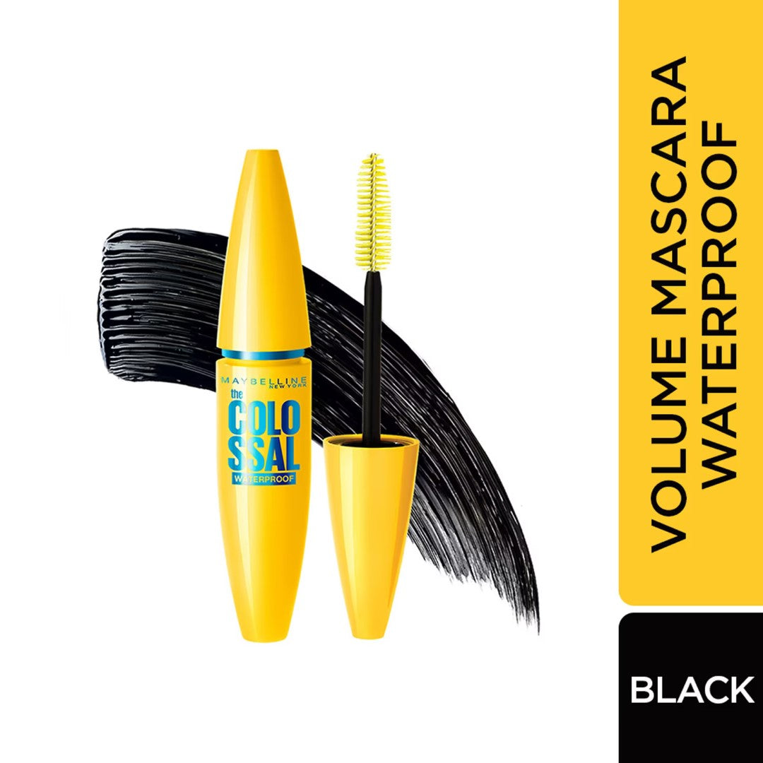 Maybelline New York The Colossal Mascara Waterproof - 001 Waterproof Black (10ml)