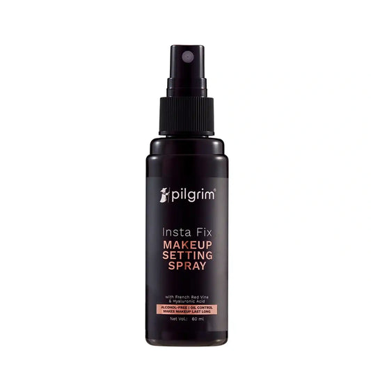 Pilgrim Insta Fix Makeup Setting Spray With Hyaluronic Acid & French Red Vine (60ml)