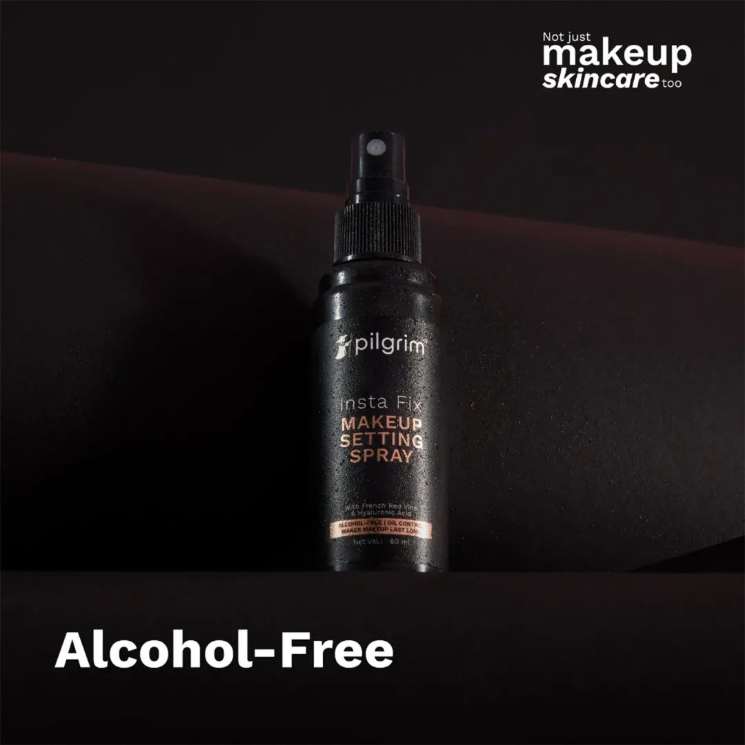 Pilgrim Insta Fix Makeup Setting Spray With Hyaluronic Acid & French Red Vine (60ml)