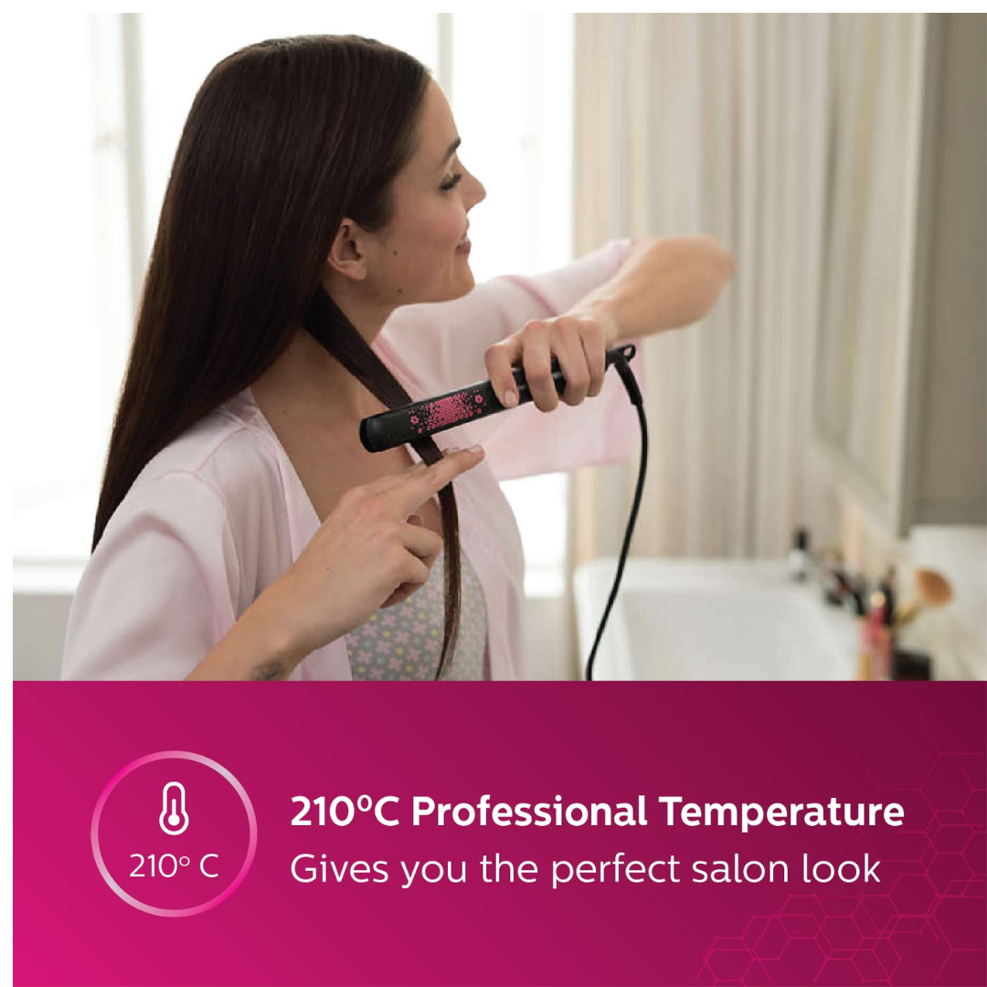 PHILIPS Miss Fresher's Straightener&Dryer Combo Kit For Everyday Styling,Multi, 1000 Watts