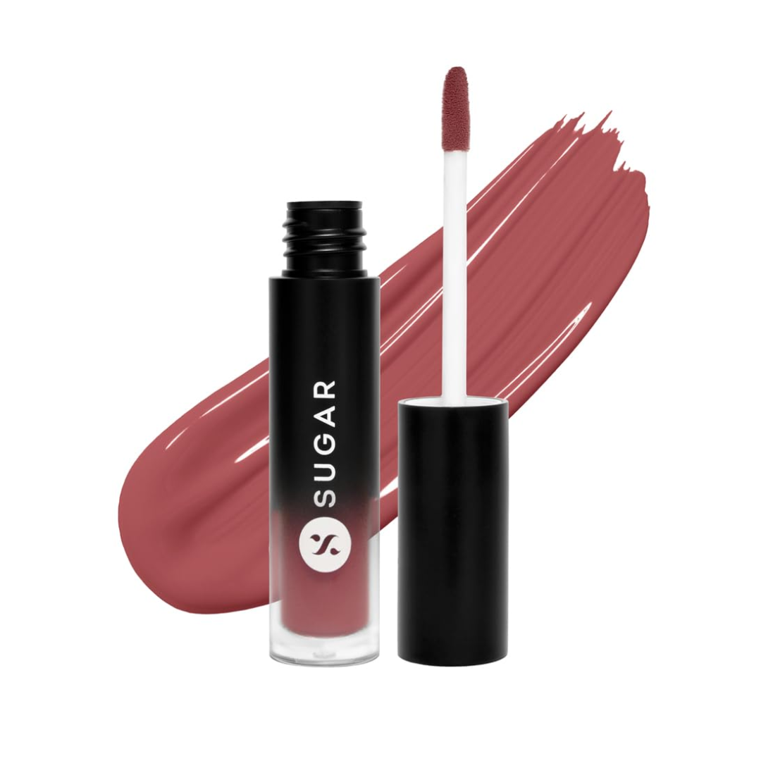 SUGAR Cosmetics Mousse Muse Lip Cream | Lasts 24+ Hrs | Creamy Mousse Lipstick | Waterproof & Smudgeproof |