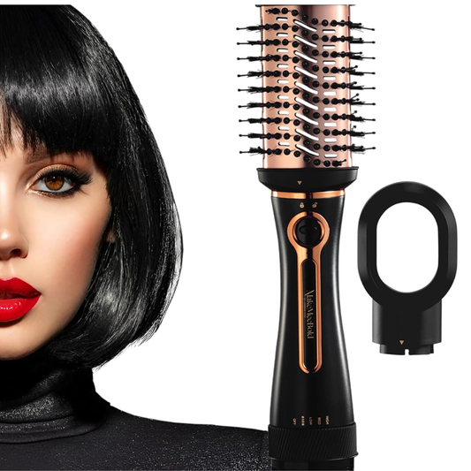 Urban yog MakeMeeBold 3-in-1 Hot Air Brush| 1.5-inch Barrel | Hair Dryer Hair Straightener Volumizer Blow Dryer Styling Tool,1200 Watt | Gifts for Woman, Multicolour