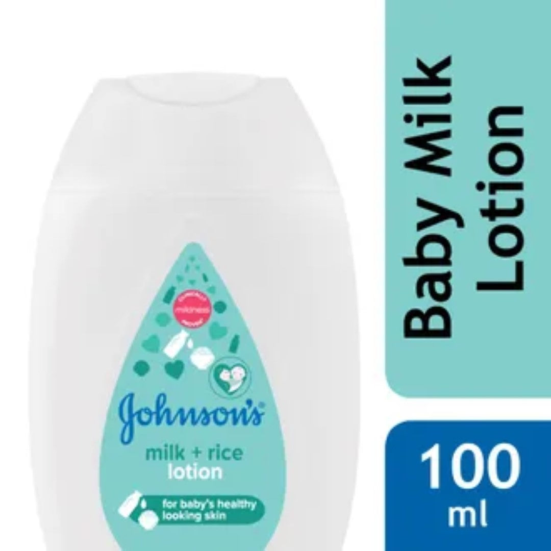 Johnson's Baby Milk + Rice Lotion, 100 ml