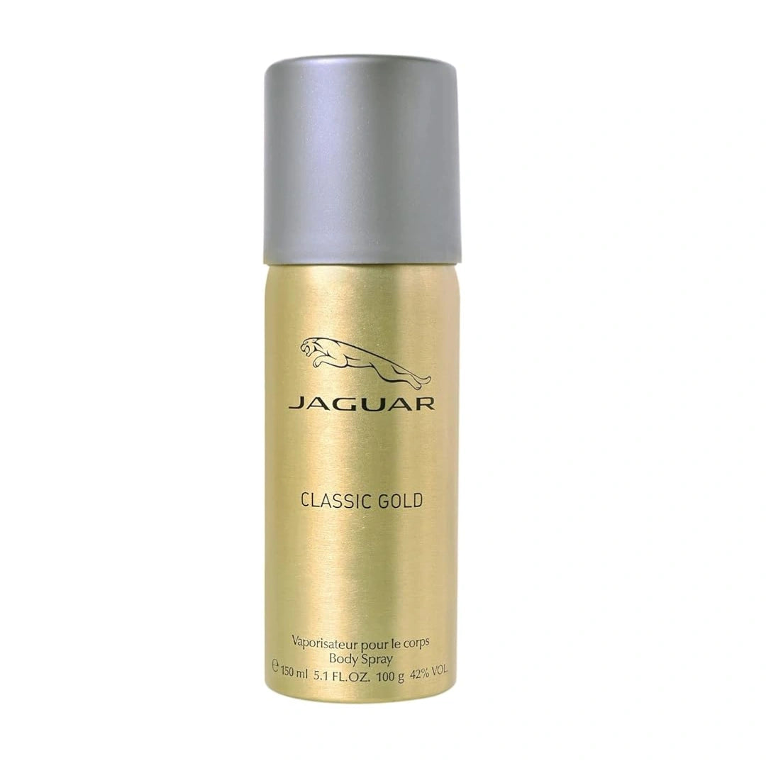 JAGUAR Classic Gold Deodorant Spray For Men With Fresh, 150ml