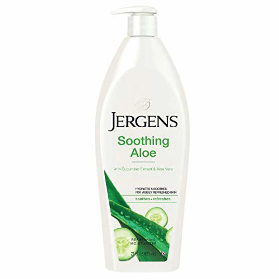 Jergens Soothing Aloe With Cucumber Extract & Aloe Vera Body Lotion (600ml)