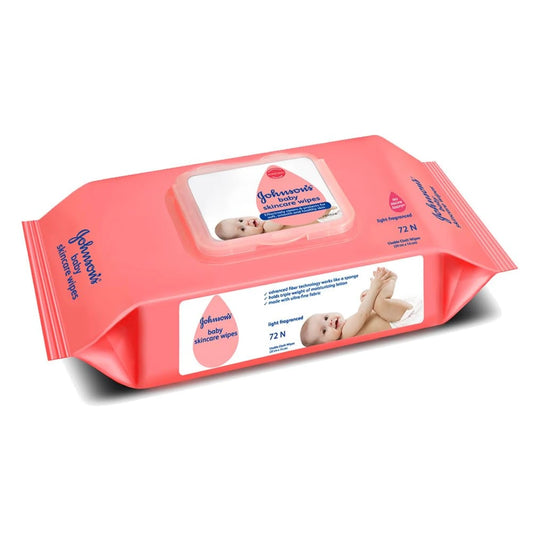 Johnson's Baby Skincare Wipes with Lid, (72Unit)