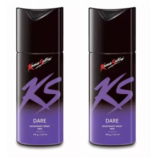 KS Kamasutra Dare Deodorant Spray For Men-150ml (Pack of 2)