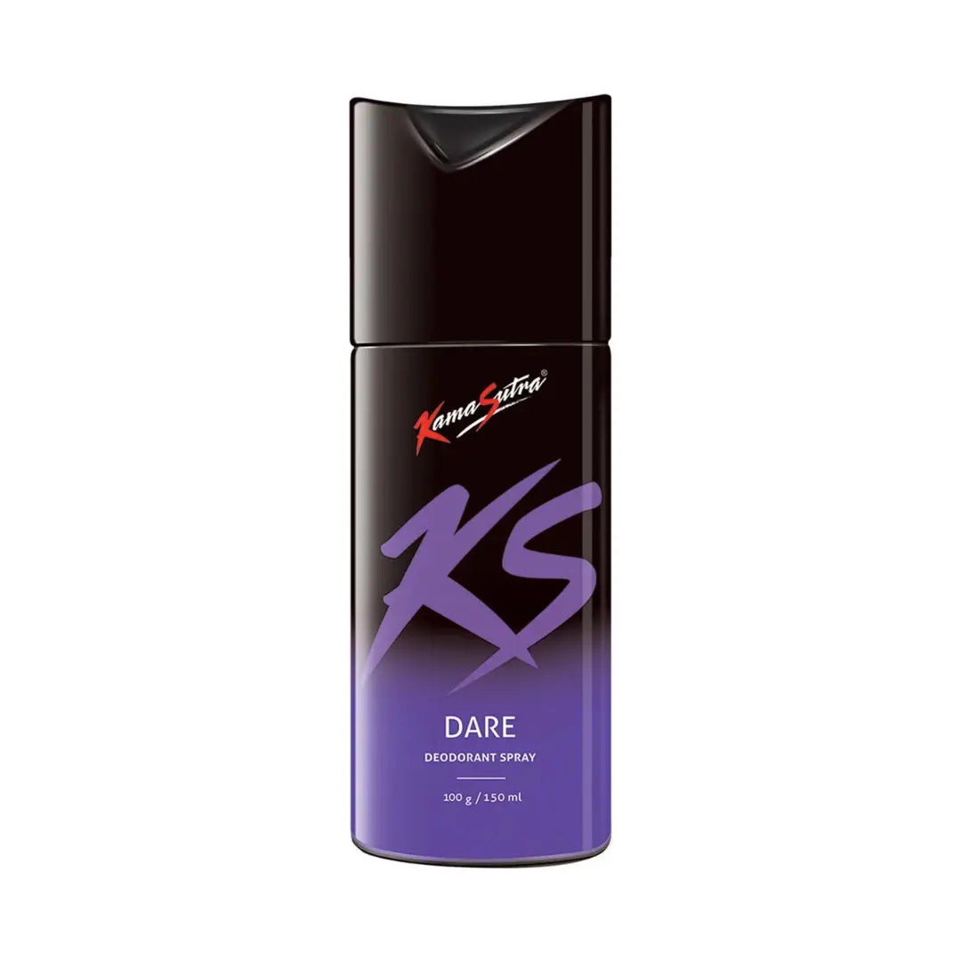Kama Sutra Deodorant Body Spray for Men-150 ml (Spark-Dare) Pack of 2