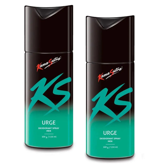 KamaSutra Urge Deodorant Spray For Men - 150ml (Pack of 2)