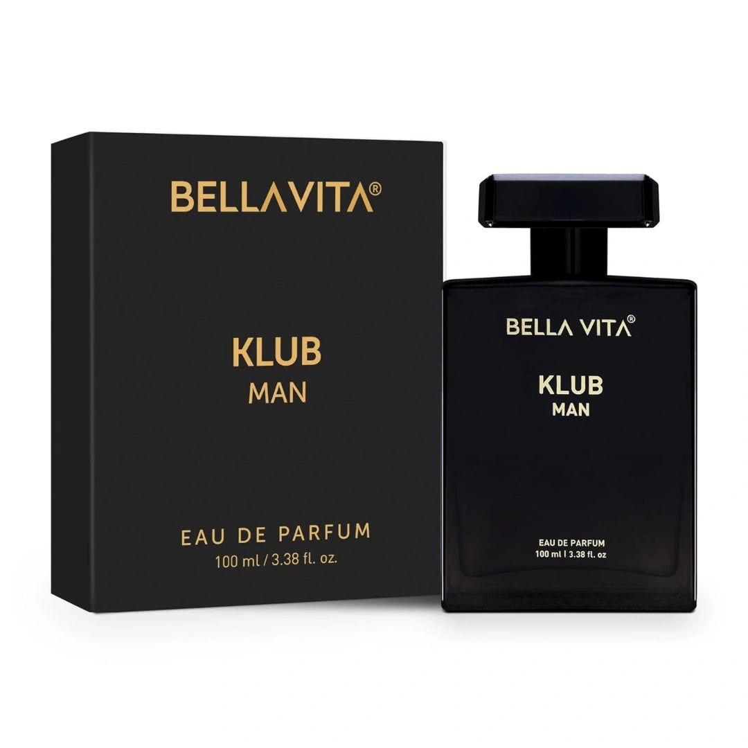 Bella Vita Luxury Klub Men Eau De Parfum Liquid Perfume With Lemon, Rose And Vanilla (100ml)