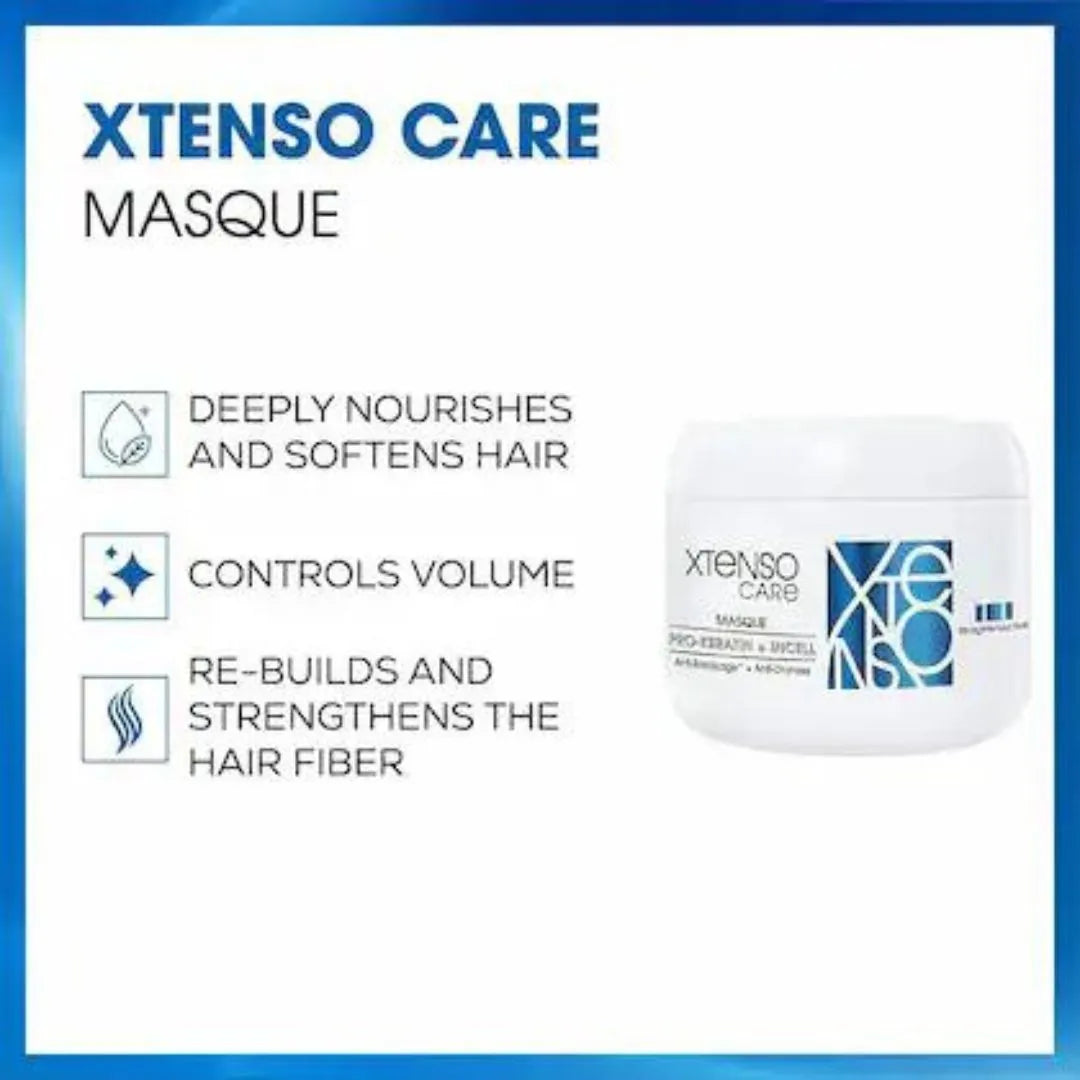 L'Oreal Professionnel Xtenso Care Mask, Masque for Smoothing Hair (196g)