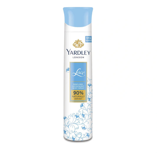 Yardley London Lace Perfumed Deodorant Body Spray For Women (150ml)