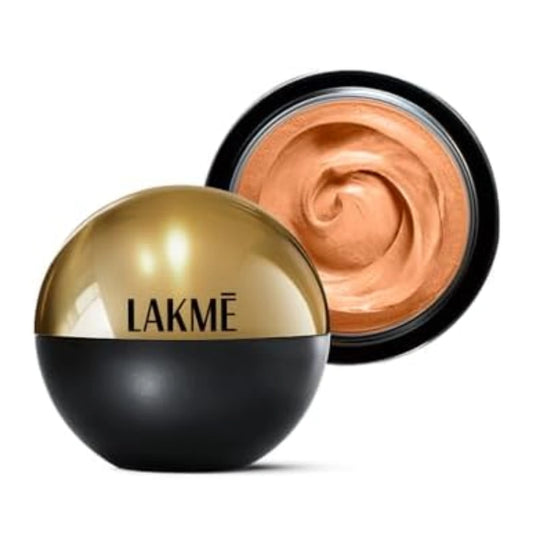 Lakme Xtraordin - Airy Mattreal Mousse Golden Creme 04  Natural Finish Matte Cream Foundation -Long Lasting Weightless Full Coverage Face Makeup (25g)