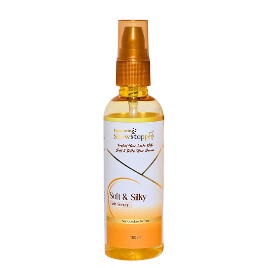 Enchanting Showstopper Soft & Silky Hair Serum for Frizz Control & Smooth Silky Hair | Anti-Frizz, Shine Boost & Damage control | Lightweight..