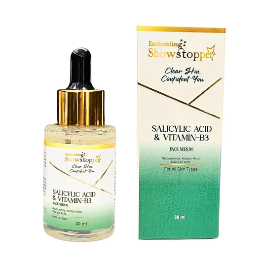 Enchanting Showstopper Vitamin B3 (Niacinamide) Face Serum with Salicylic Acid & Neem for Acne Control, Oil Balance & Pore Minimizing | Lightweight...