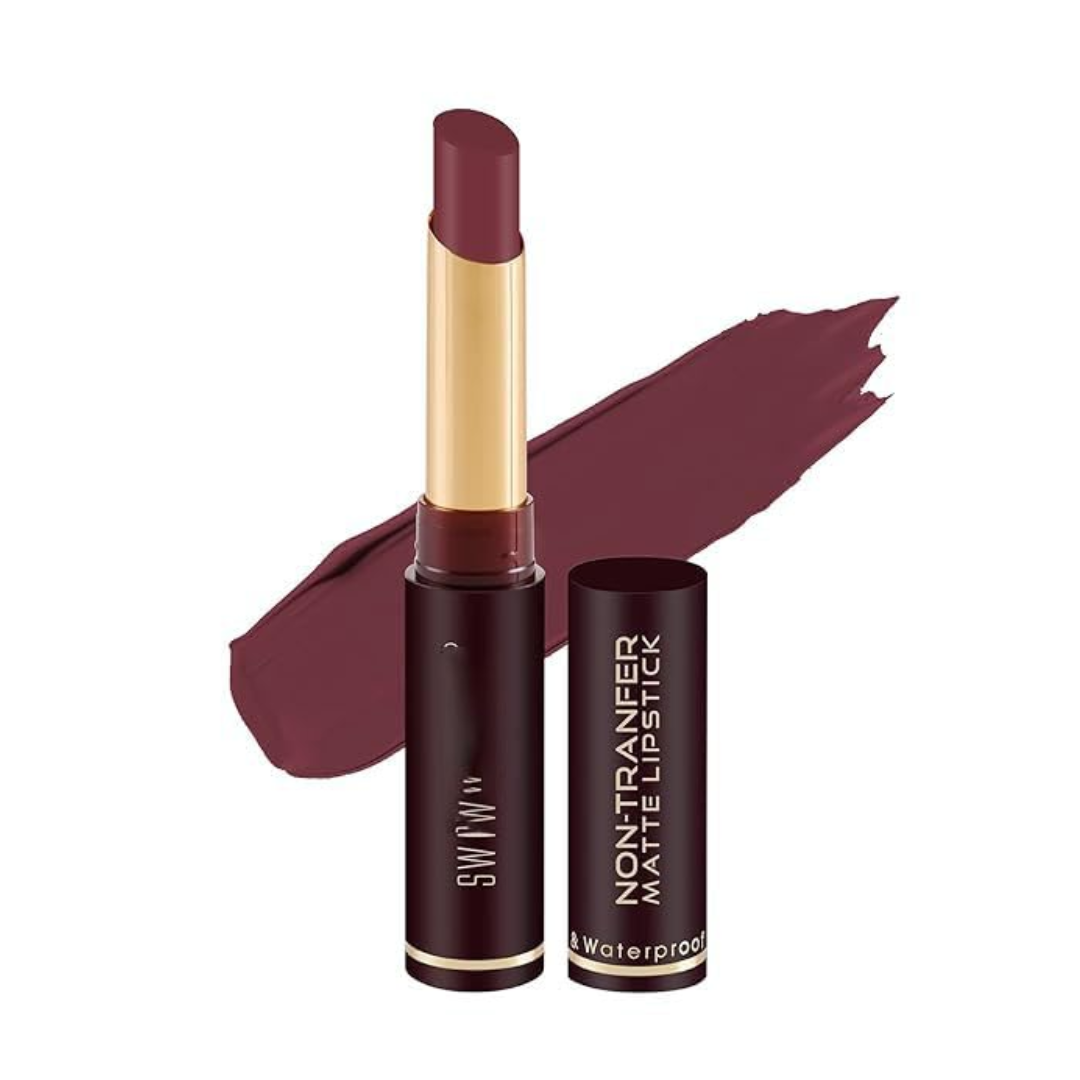 Swiss Beauty Non-Tranfer Matte Lipstick, Smooth & Waterproof,