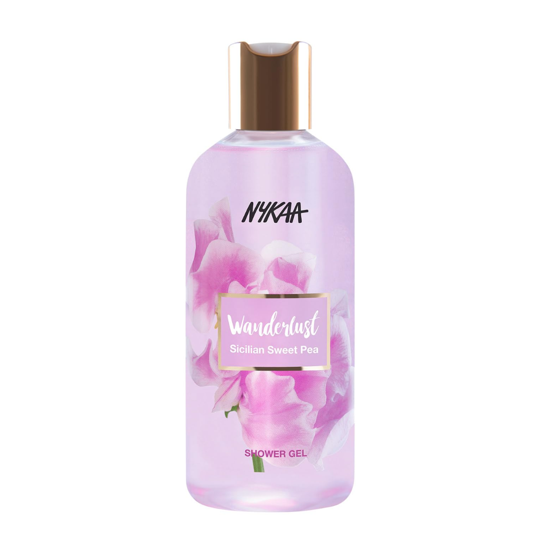 Wanderlust Mediterranean Sea Salt Shower Gel, 300 ml| Nourishes & Rejuvenates | Gentle Cleanser| Refreshing bodywash | Enriched With hydrating Glycerine | Paraben-Free, Vegan | Suitable for All Skin Types