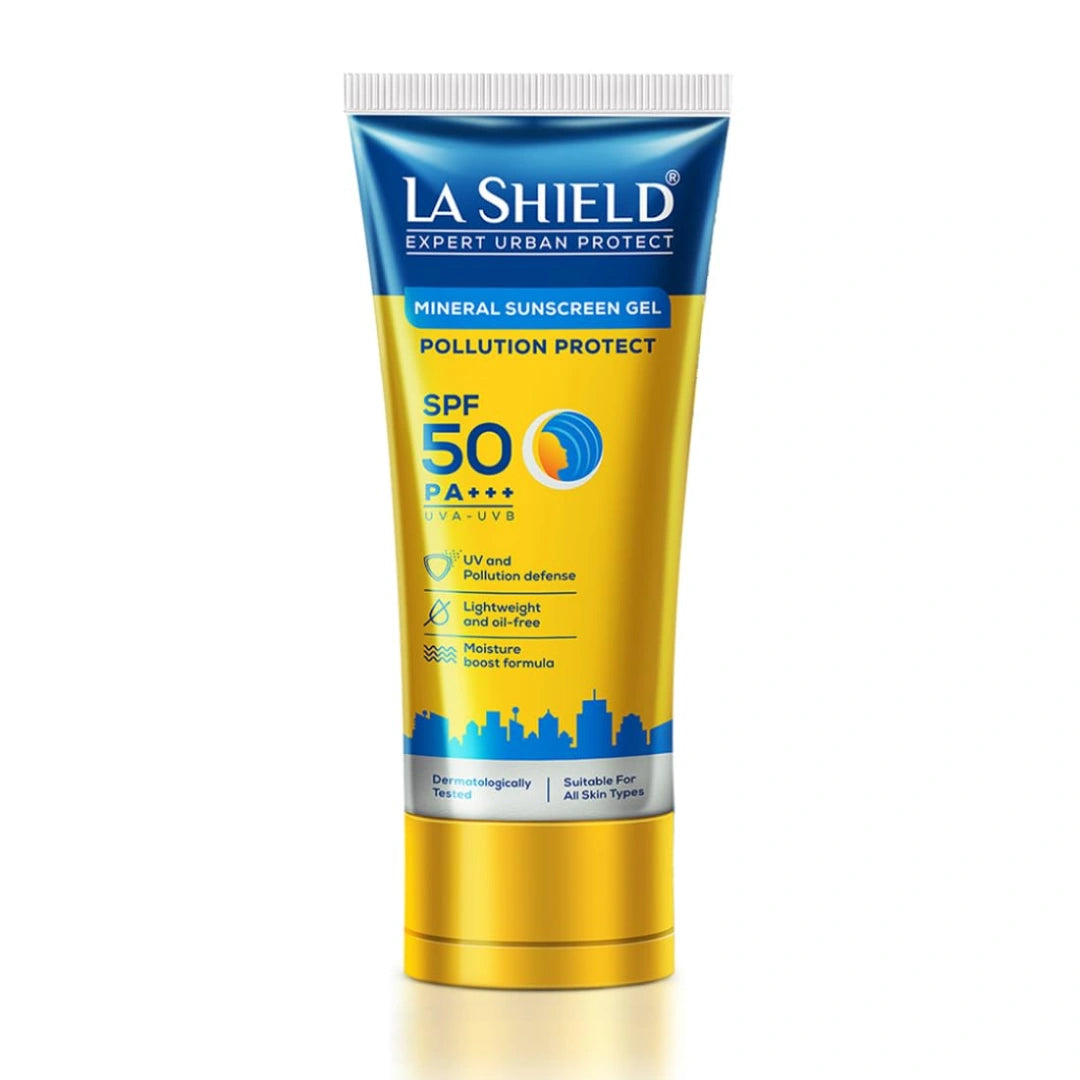 La Shield Mineral Sunscreen Gel Pollution Protect SPF 50 PA+++ UVA/UVB (50g)
