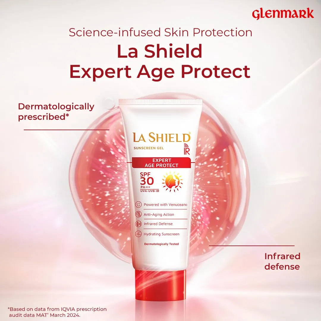 La Shield IR SPF 30 PA +++ Mineral Sunscreen Gel (60g)