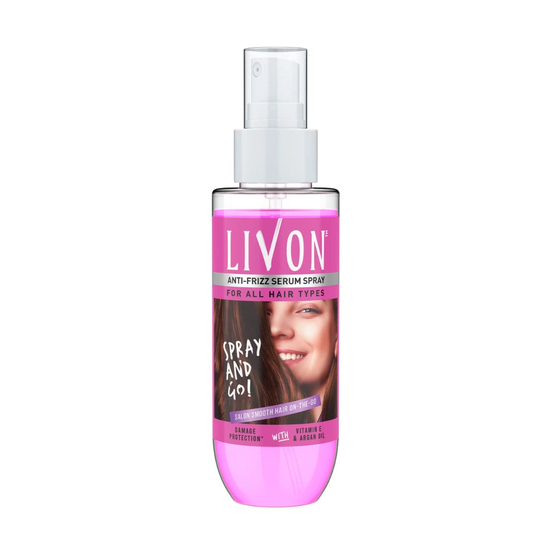 Livon Shake and Spray Hair Serum, Anti - Frizz Serum Spray (100ml)