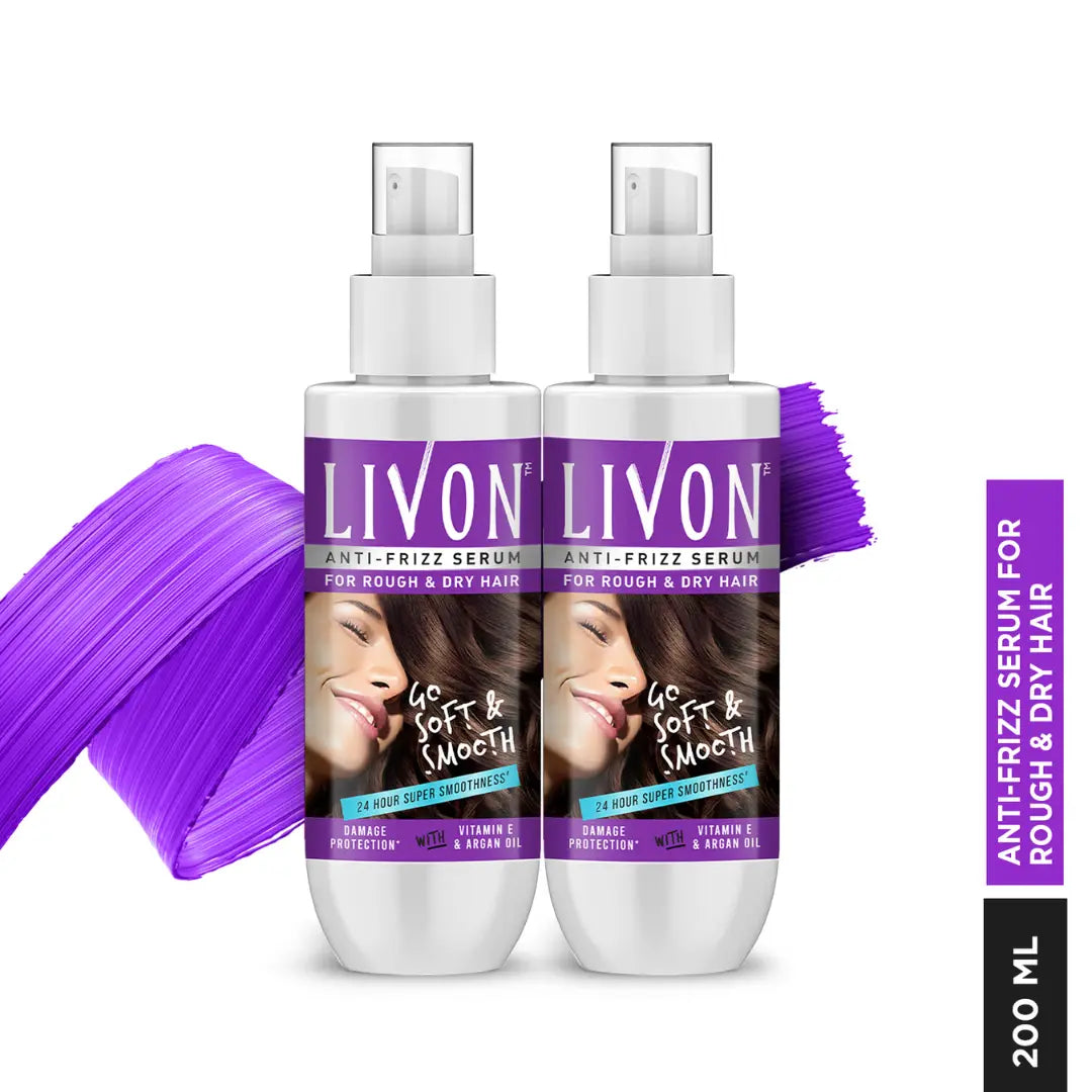 LIVON Dry & Rough Hair for 24 Hour Frizz-free Smoothness (200 ml)