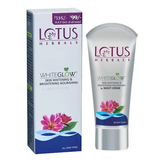 Lotus Herbals White Glow Skin Whitening And Brightening Nourishing Night Cream (15g)