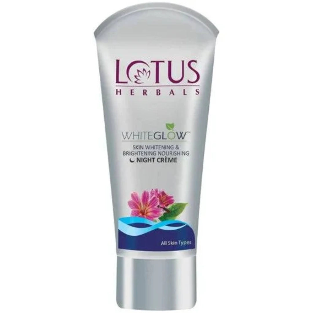 Lotus Herbals White Glow Skin Whitening And Brightening Nourishing Night Cream (15g)