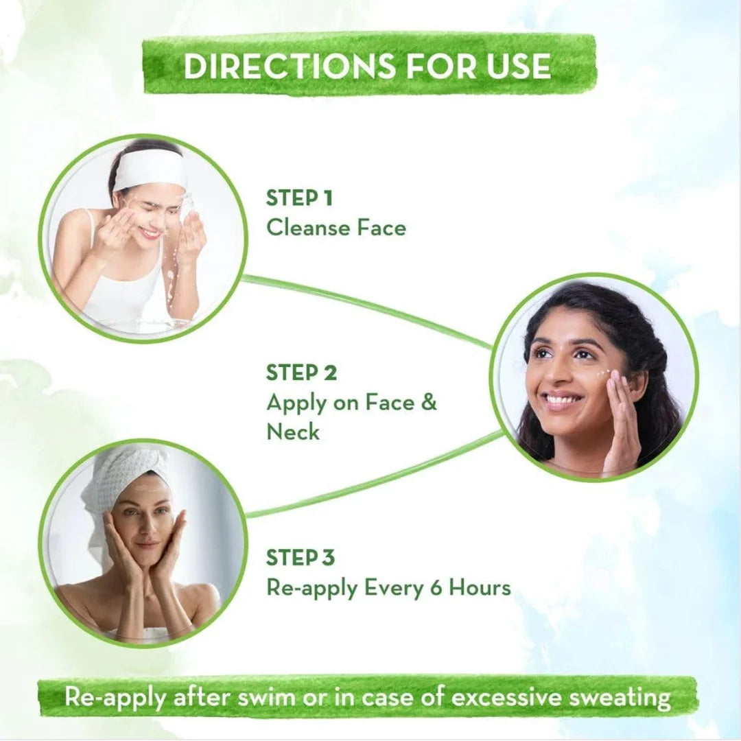 Mamaearth Hydragel Indian Sunscreen Spf 50, With Aloe Vera & Raspberry, For Sun Protection - 50G