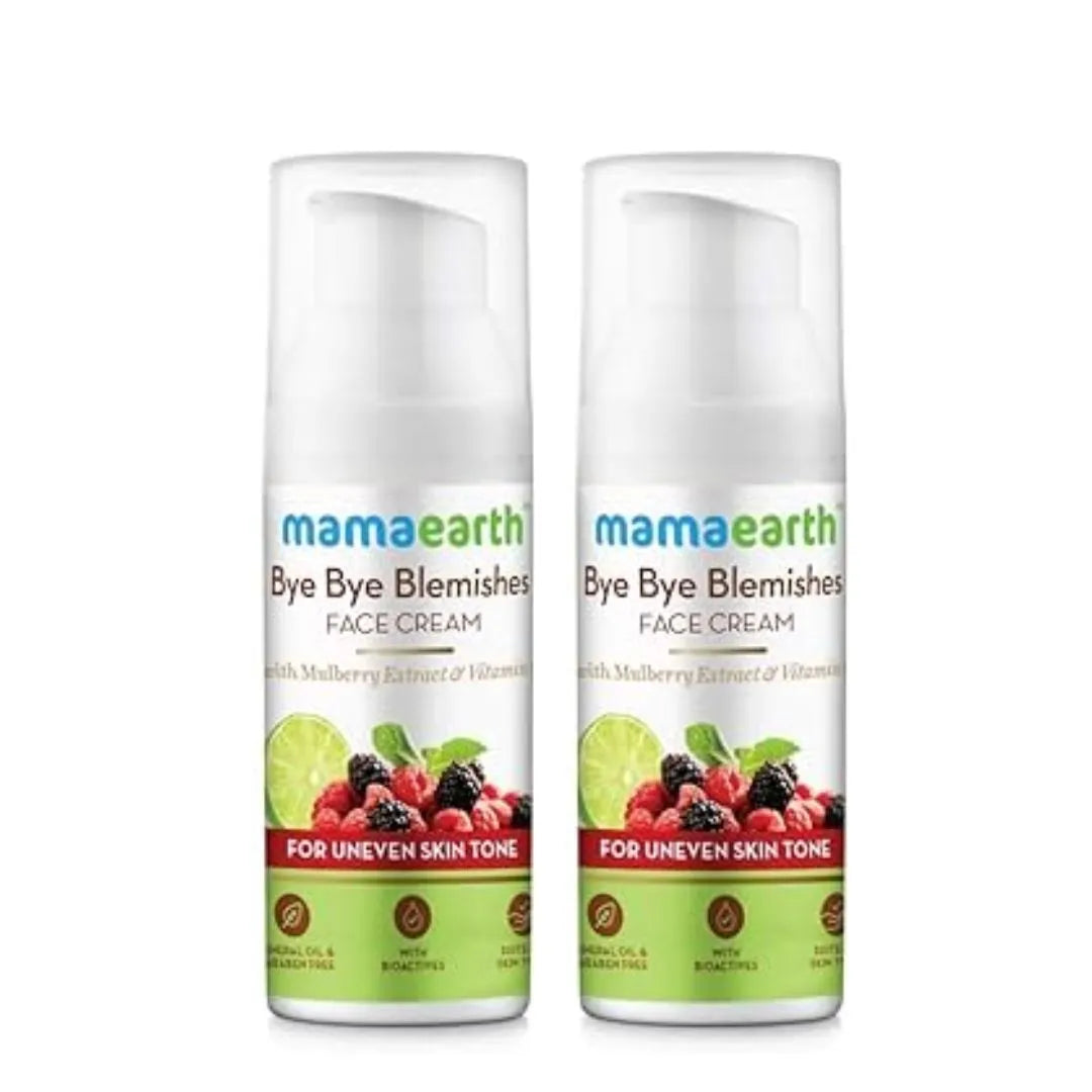 Mamaearth Bye Bye Blemishes Face Cream With Mulberry Extract & Vitamin C (30ml)
