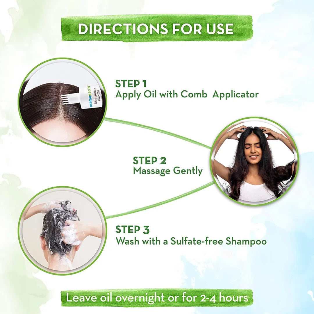 Mamaearth BhringAmla Hair Oil with Bhringraj & Amla 250ml