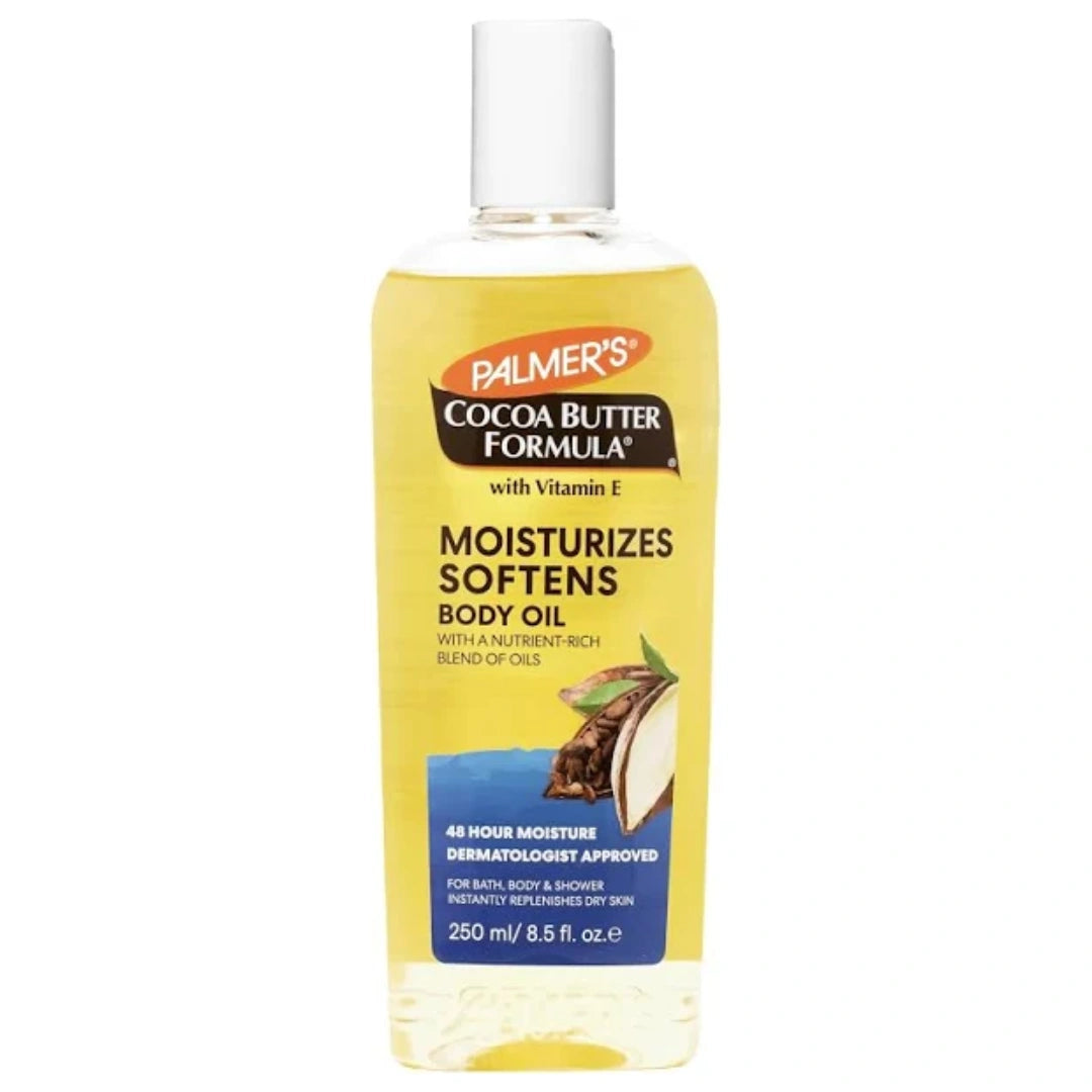 Palmer's Cocoa Butter Formula Moisturizing Body Oil With Vitamin E, Instantly Replenishes Dry Skin, For Bath, Body & Shower (250ml)