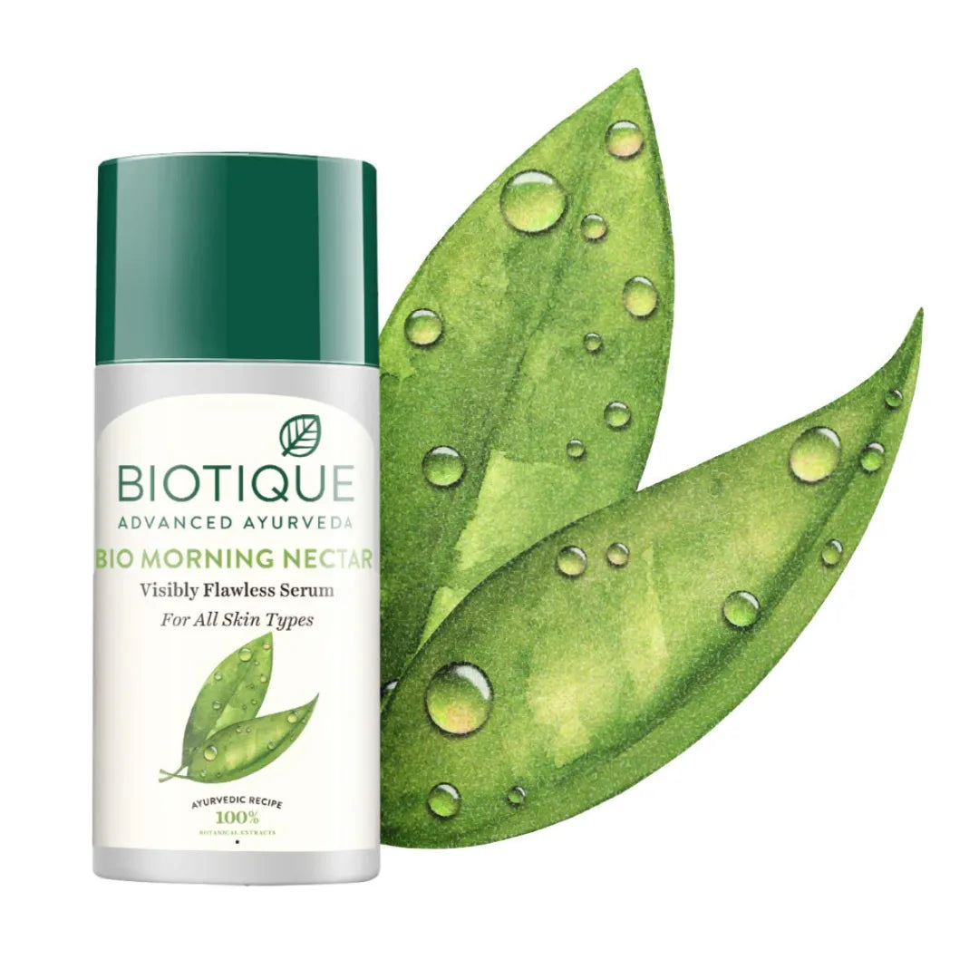 Biotique Morning Nectar Nourish & Hydrate For Visibly Flawless Skin Serum | All Skin Types | (40ml)