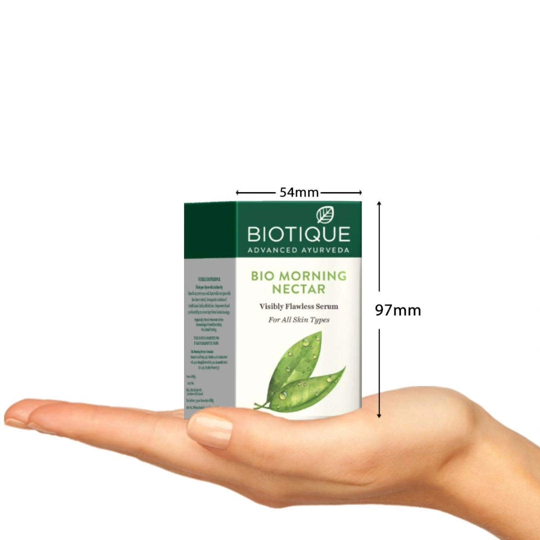 Biotique Morning Nectar Nourish & Hydrate For Visibly Flawless Skin Serum | All Skin Types | (40ml)