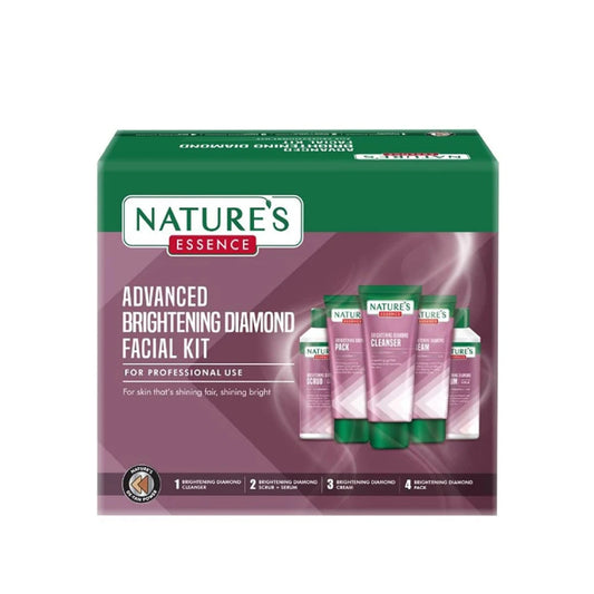 NATURES ESSENCE Advanced Brightening Diamond Facial Kit, 230G