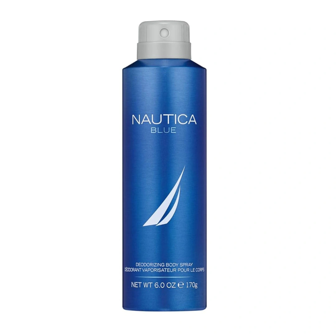 Nautica Blue Body Spray For Men, 170G - Blue (Refreshing Scent)