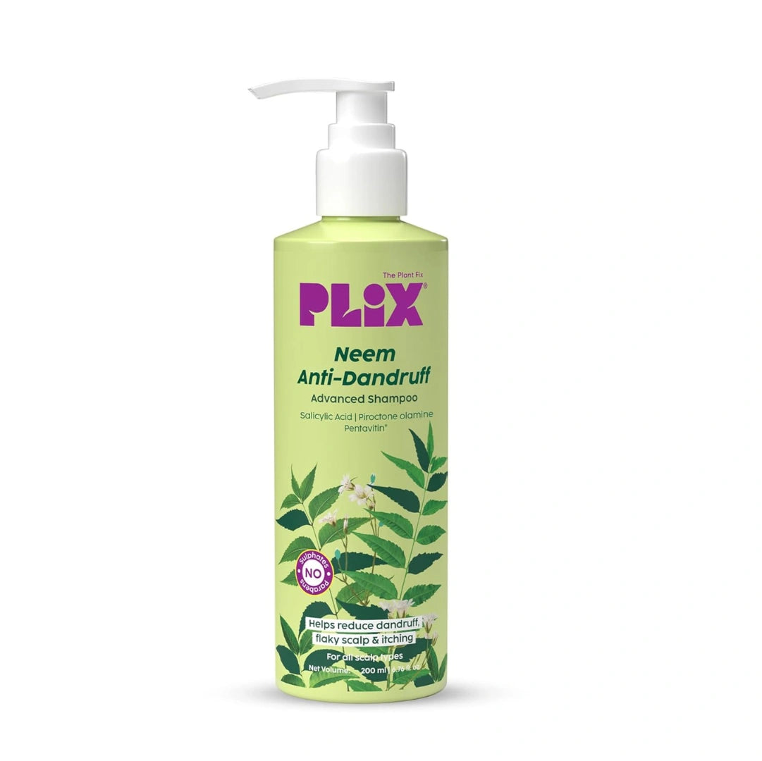 PLIX - THE PLANT FIX Neem Anti-Dandruff Advanced Shampoo (200ml)