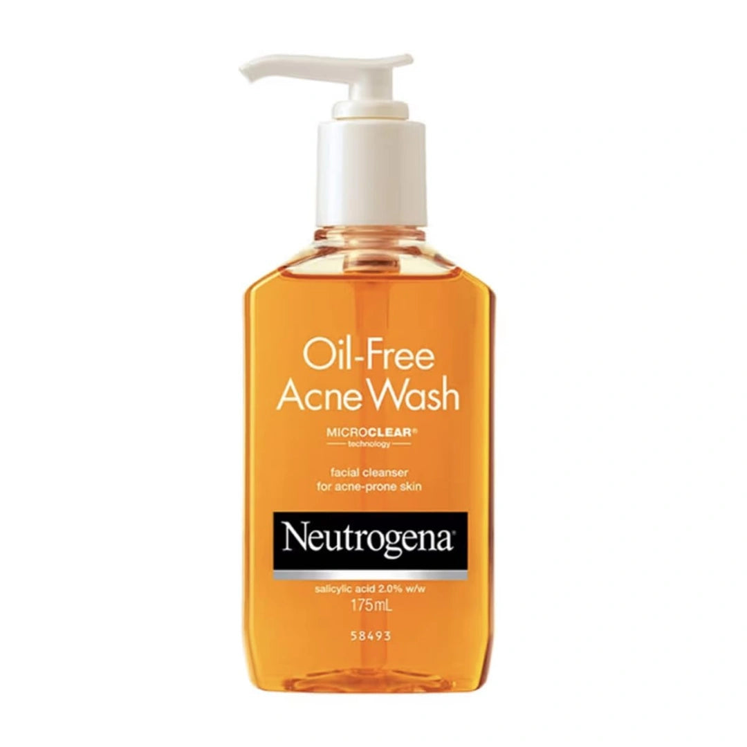 Neutrogena Oil Free Acne Wash For Acne Prone Skin With 2.0% Salicylic Acid (175ml)