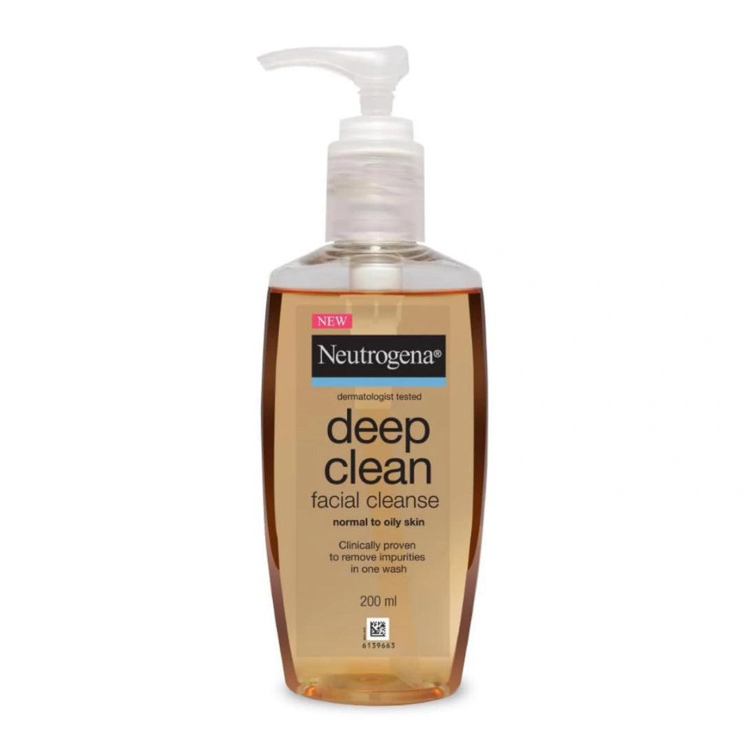 Neutrogena Deep Clean Facial Cleanser - Normal To Oily Skin (200ml)