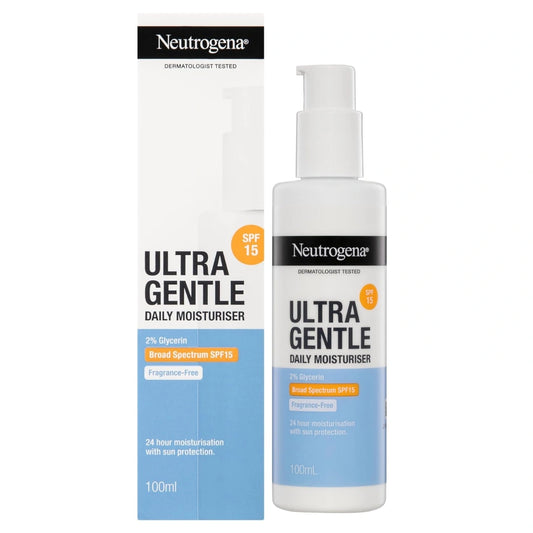 Neutrogena Ultra Gentle Daily Face Moisturizer With SPF 15 (100ml)