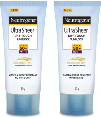 Neutrogena Sunblock SPF 50 - 80g Pack of 2