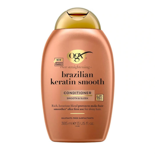 OGX  Ever Straightening Brazilian Keratin Smooth Conditioner (385ml)