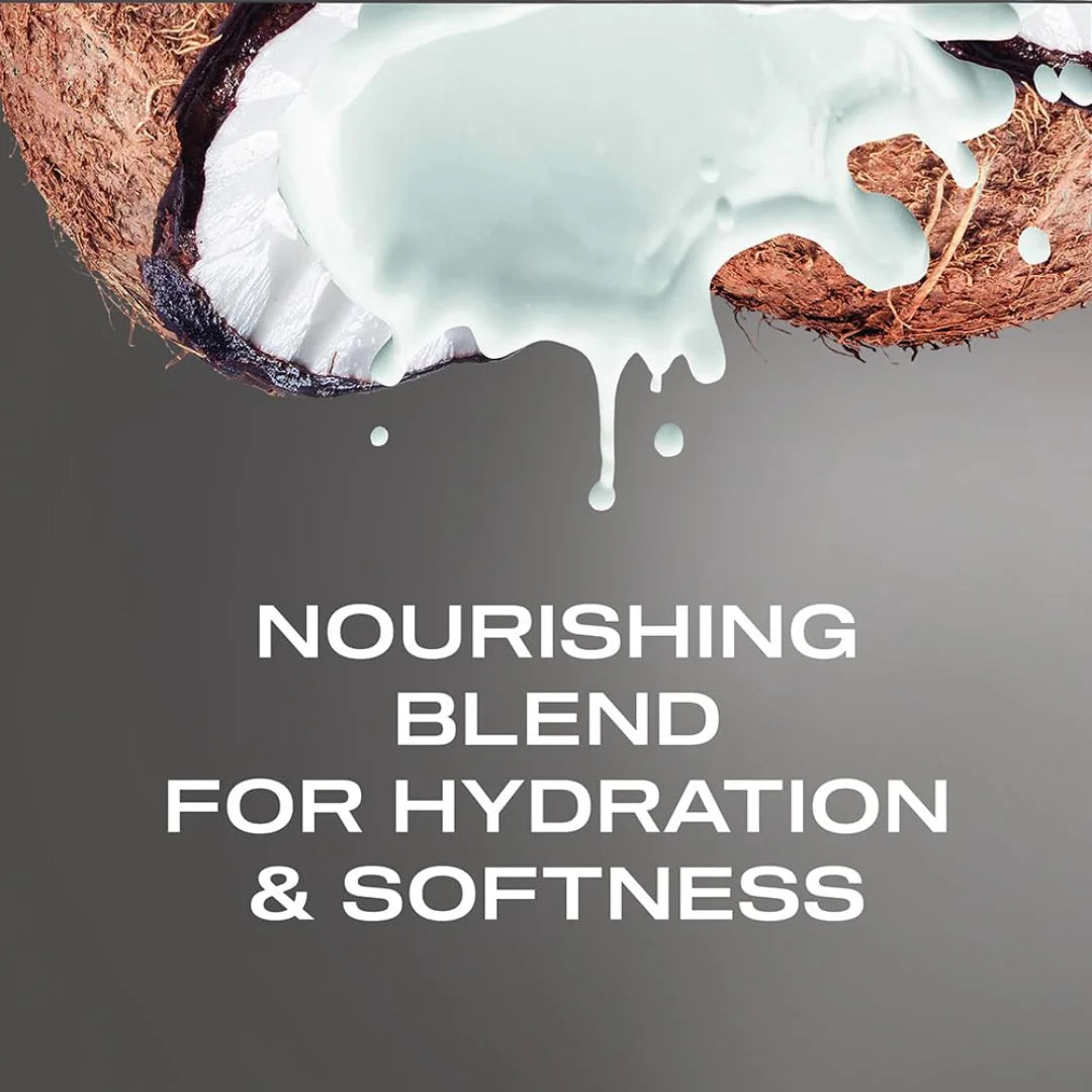 OGX Nourishing + Coconut Milk Moisturizing Shampoo | Strong & Healthy Hair Growth (385ml)