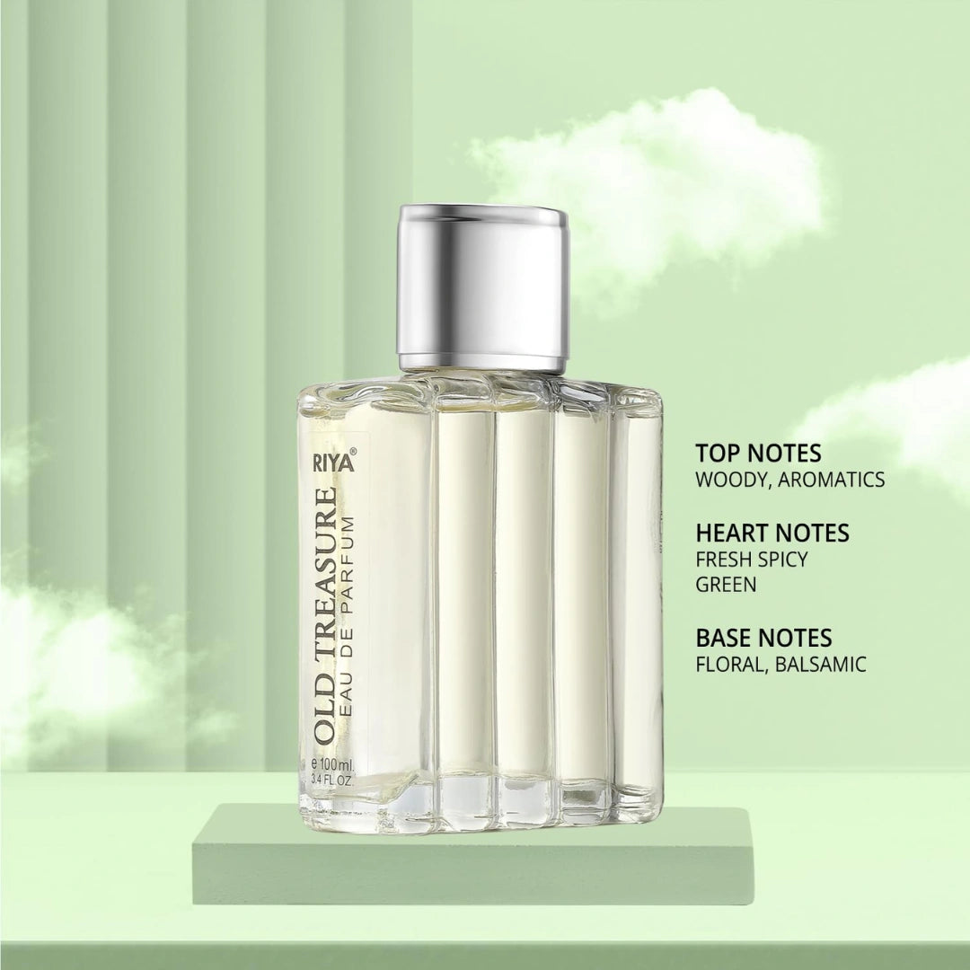 Riya Old Treasure Perfume For Unisex | Long Lasting Fragrance | Eau De Parfum (100ml)